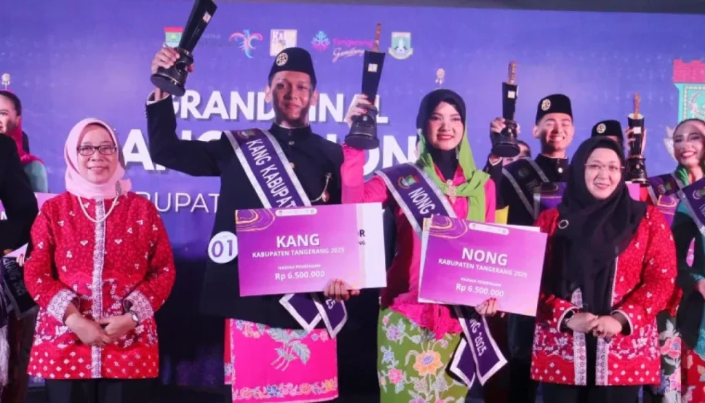Farhan dan Regina Dinobatkan Jadi Kang Dan Nong Kabupaten Tangerang 2025, Siap Angkat Pariwisata dan Budaya Lokal