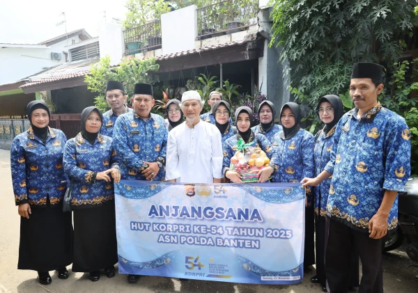 ASN Polda Banten Gelar Ziarah dan Anjangsana Sambut HUT Ke-54 KORPRI