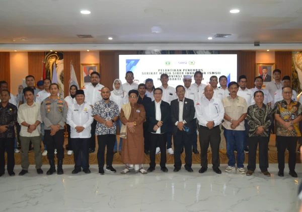 Dilantik di DPRD Banten, SMSI Siap Jadi Katalisator Pembangunan Digital di Bawah Komando Lesman Bangun
