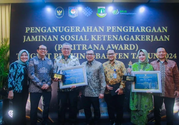 Tangsel Raih Peringkat Terbaik Kedua Paritrana Award 2025, Komitmen Perlindungan Pekerja Terus Diperkuat