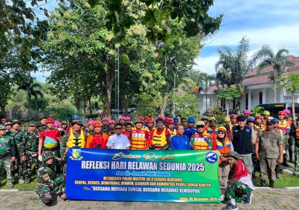 Gubernur Banten Apresiasi Relawan dalam Aksi Bersih Sungai Cibanten