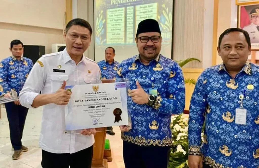 Tangsel Raih Peringkat Pertama Pengelolaan Keuangan dan Aset Daerah Se-Banten Triwulan II