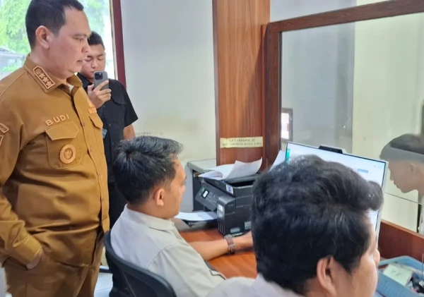Wali Kota Serang Sidak ke Disnaker, Pastikan Perwal Tenaga Kerja Lokal Segera Rampung