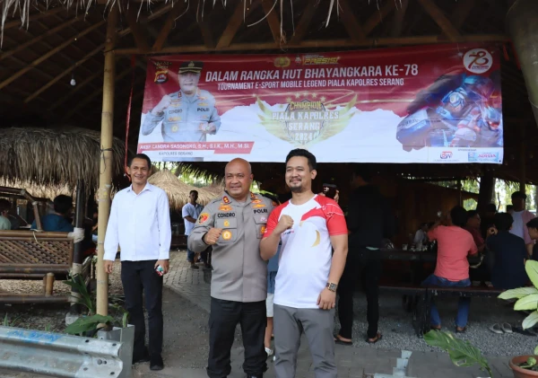 Turnamen E-Sport Mobile Legend 'Piala Kapolres Serang 2024' Meriahkan Hari Bhayangkara ke-78 di Kabupaten Serang