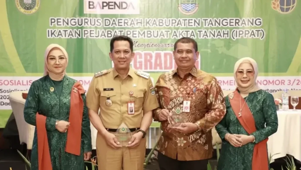 Kerjasama dengan IPPAT Berhasil Dongkrak PAD, Bupati Tangerang Apresiasi Kinerja Bapenda
