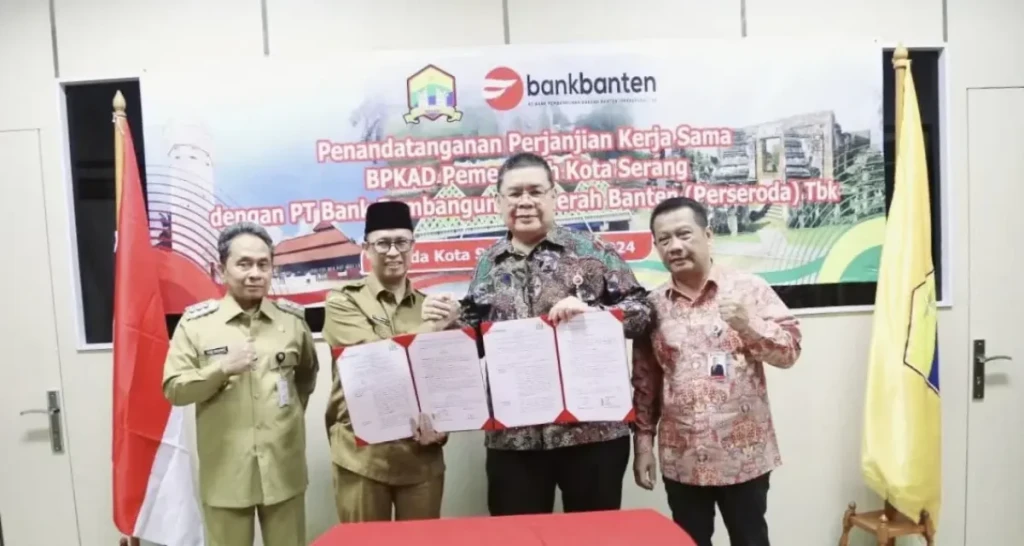 Bank Banten dan Pemkot Serang Tandatangani MoU untuk Pemindahan RKUD