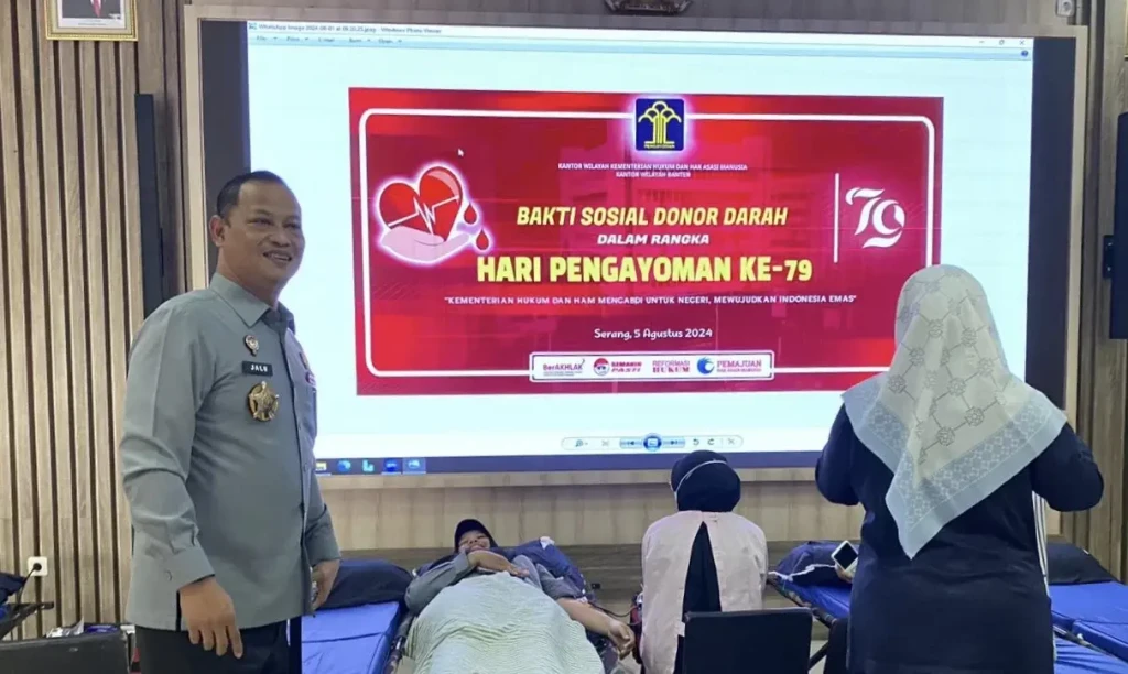 Kemenkumham Banten dan PMI Kabupaten Serang Kolaborasi dalam Donor Darah untuk Berikan Manfaat Signifikan