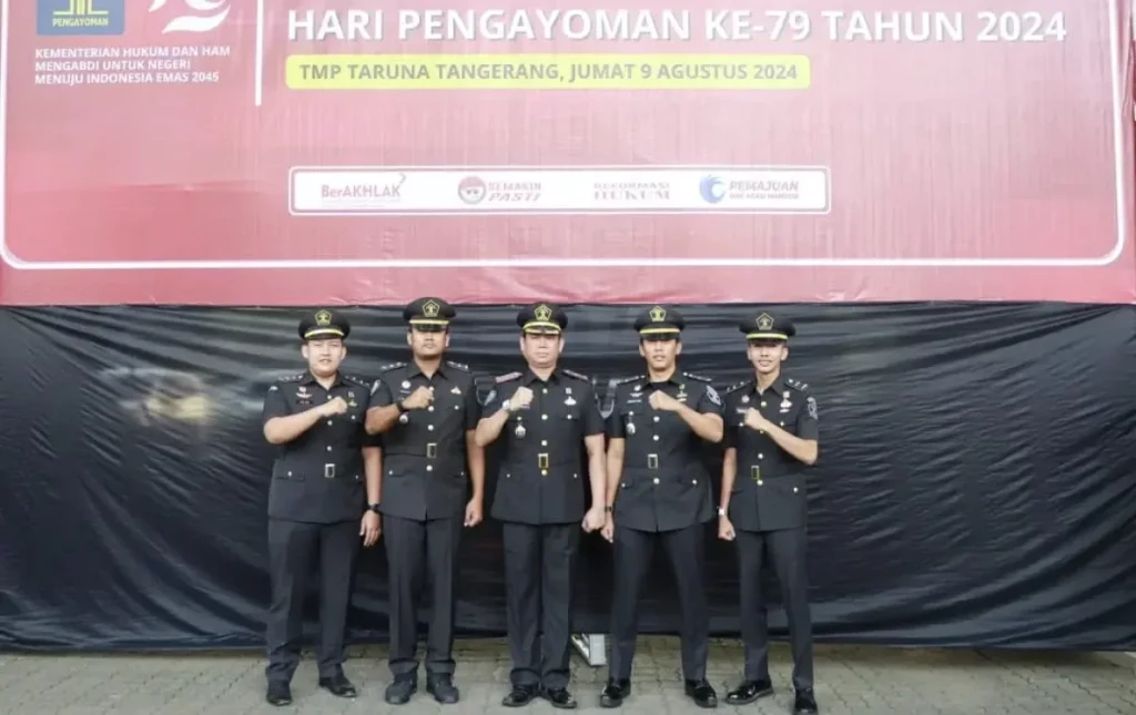 Kepala Rutan Kelas IIB Serang Hadiri Upacara Tabur Bunga dalam Peringatan Hari Pengayoman ke-79