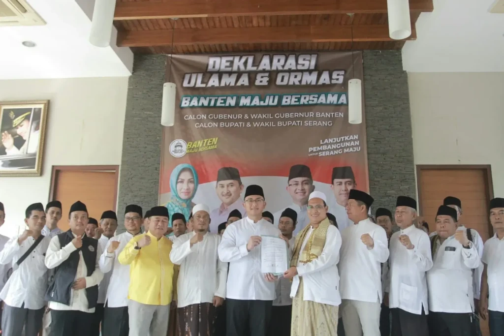 Para Ulama dan Tokoh Agama Deklarasikan Dukungan untuk Andika-Nanang dan Airin-Ade di Pilkada 2024