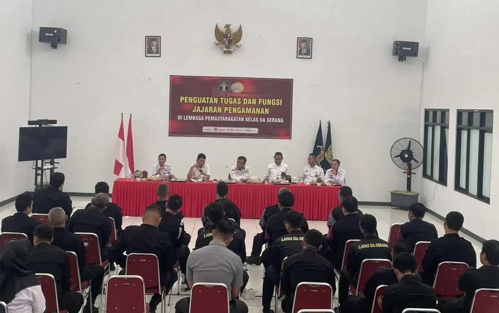 Penguatan Tugas dan Fungsi: Lapas Kelas IIA Serang Tingkatkan Kinerja Pengamanan