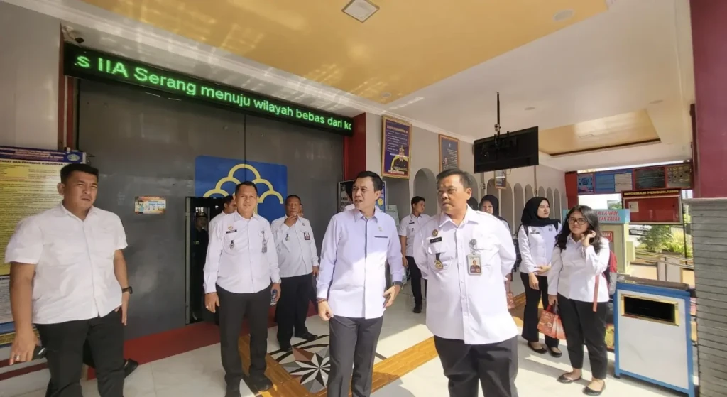 Kunjungan Kerja Kepala Biro Perencanaan Kemenkumham RI ke Lapas Kelas IIA Serang