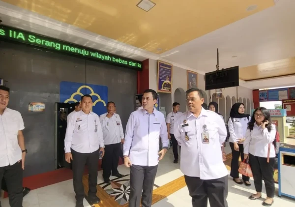 Kunjungan Kerja Kepala Biro Perencanaan Kemenkumham RI ke Lapas Kelas IIA Serang