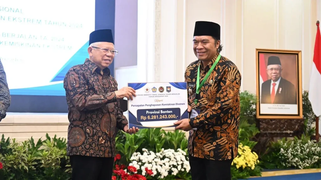 Banten Raih Insentif Fiskal Rp6,28 Miliar atas Keberhasilan Percepatan Penghapusan Kemiskinan Ekstrem