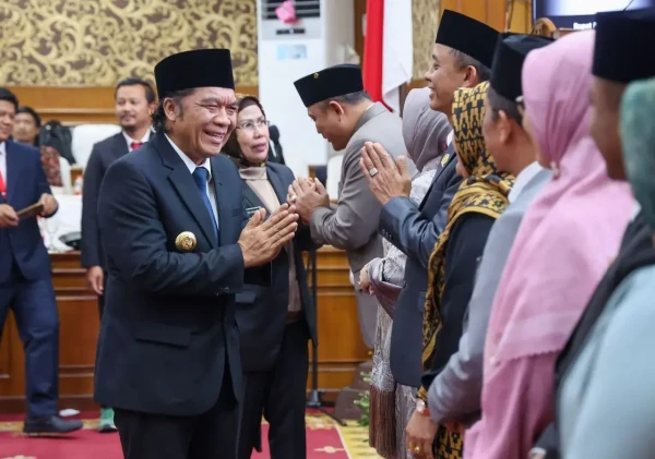Pj Gubernur Banten Hadiri Peresmian Pimpinan DPRD Kabupaten Serang Periode 2024-2029