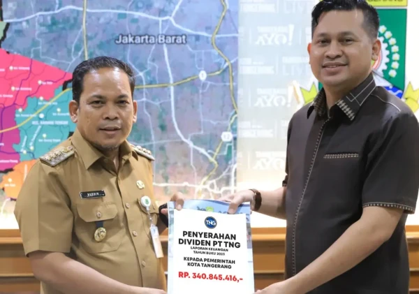 Pemkot Tangerang Terima Dividen Rp340 Juta dari PT TNG untuk Tahun Buku 2023