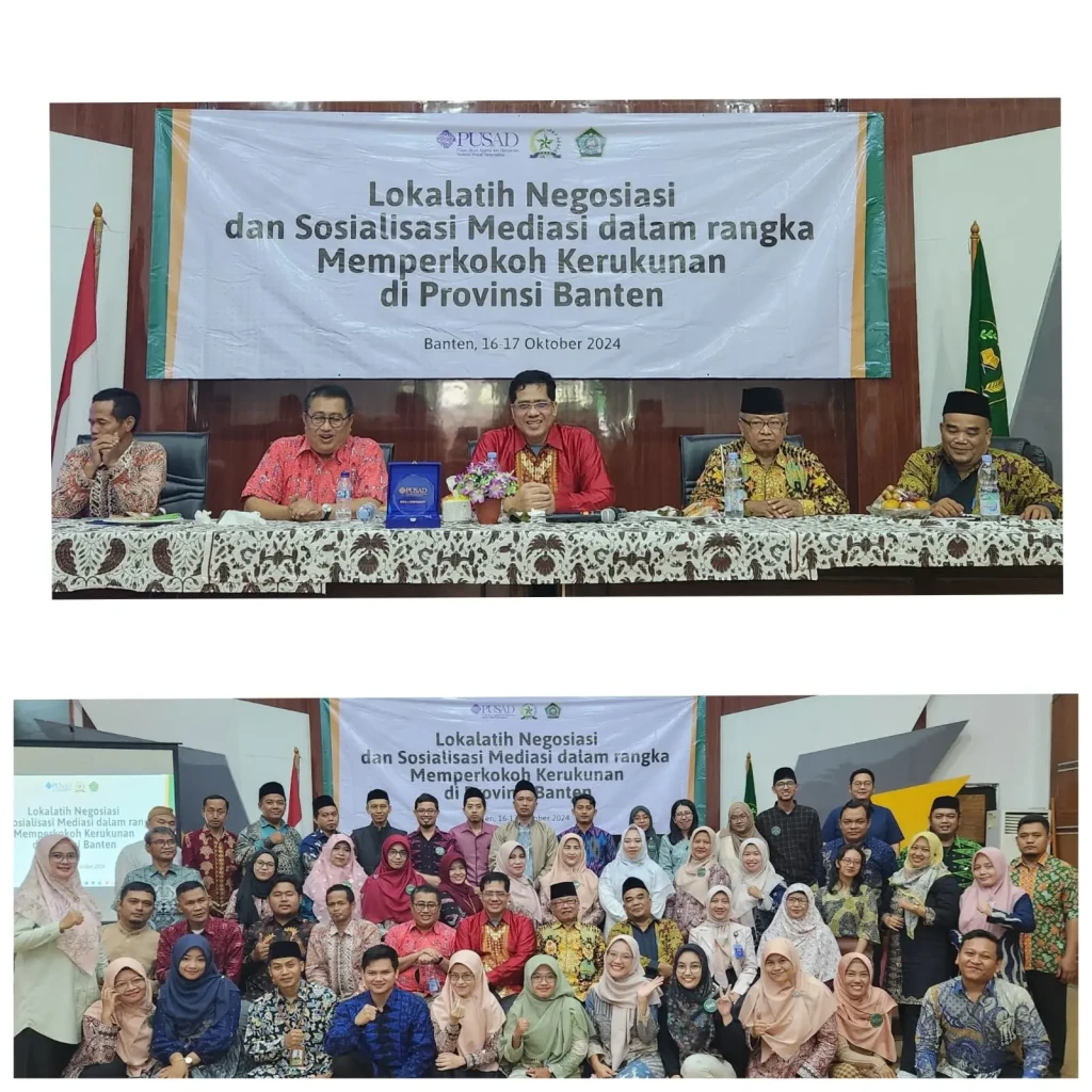 Perkuat Kerukunan Beragama, Kemenag Banten Gelar Pelatihan Bersama PUSAD Paramadina dan FKUB