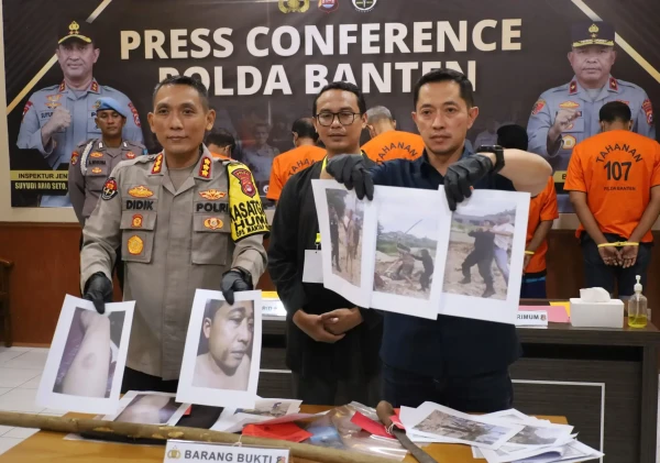 Brutal! Sengketa Tanah di Serang Berujung Pengeroyokan, Lima Pelaku Dibekuk Polda Banten