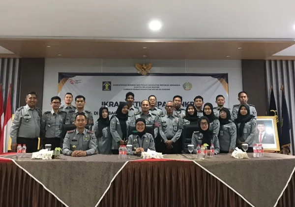 Lapas Cilegon Siapkan SDM Unggul Hadapi Audit Masa Transisi Kemenkumham