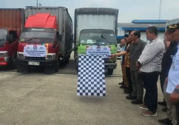 KPU RI Pantau Distribusi Logistik Pilkada 2024 di Kabupaten Serang