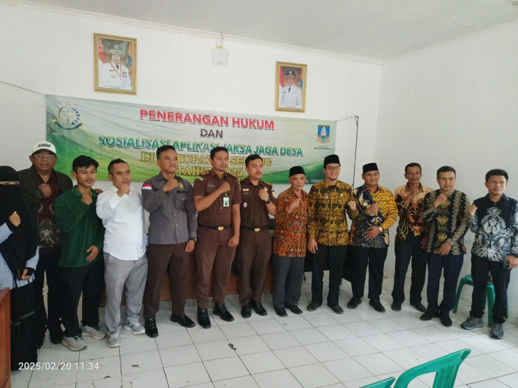 Sosialisasi Aplikasi Jaksa Desa 2025 di Kabupaten Serang: Cegah Penyelewengan Dana Desa dan Gratifikasi