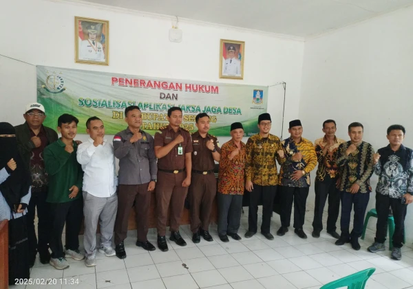 Sosialisasi Aplikasi Jaksa Desa 2025 di Kabupaten Serang: Cegah Penyelewengan Dana Desa dan Gratifikasi