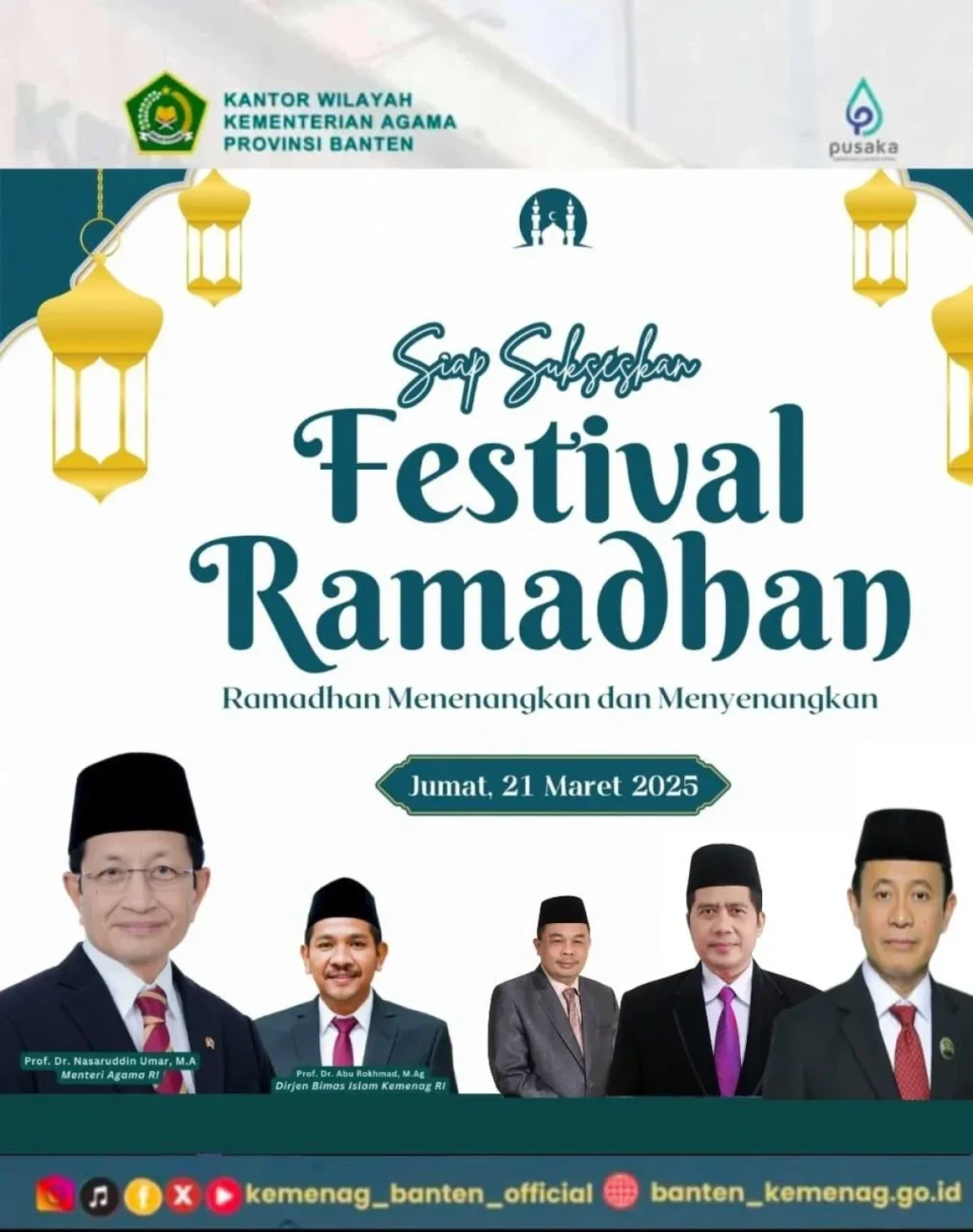 Festival Ramadan 2025: Kemenag Banten Gaungkan Aksi Sosial melalui Zakat, Infaq, dan Shodaqoh