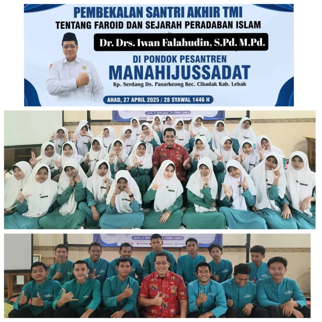 Kabag TU Kanwil Kemenag Prov. Banten Iwan Falahudin Mengisi Materi di Pondok Pesantren Manahijus Sadat