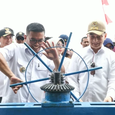 Andra Soni Resmikan Tujuh Daerah Irigasi, Perkuat Ketahanan Pangan Banten