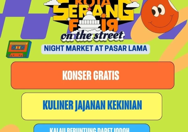 Night Market Kembali Hidupkan Pasar Lama, Kota Serang Fair On The Street Siap Pecah pada 28 November